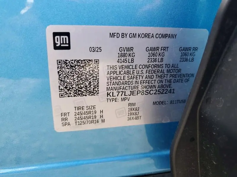 2025 CHEVROLET TRAX 2RS  