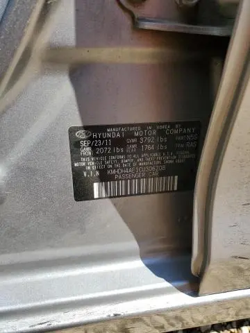 2012 HYUNDAI ELANTRA GLS  