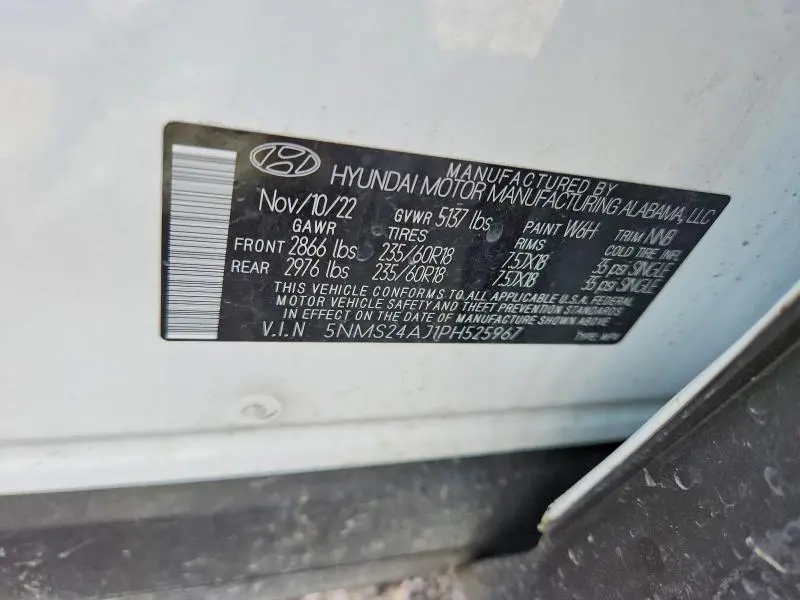 2023 HYUNDAI SANTA FE SEL  