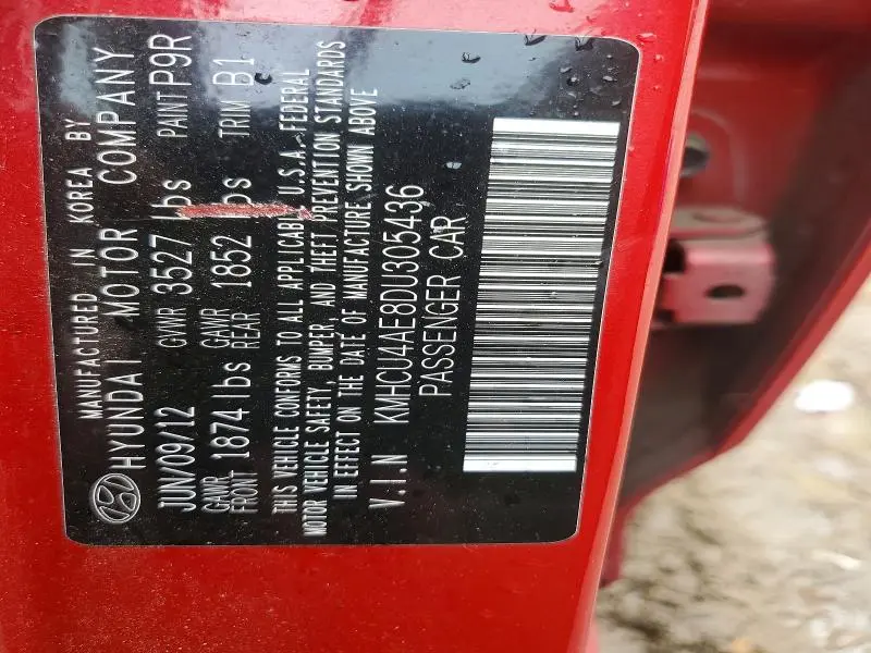 2013 HYUNDAI ACCENT GLS  