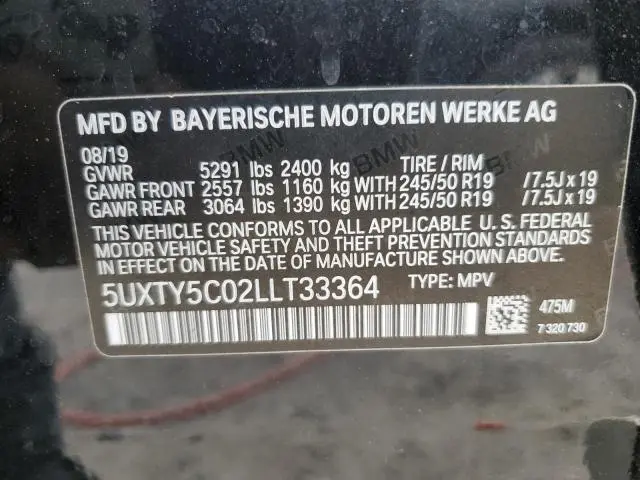 2020 BMW X3 XDRIVE30I  