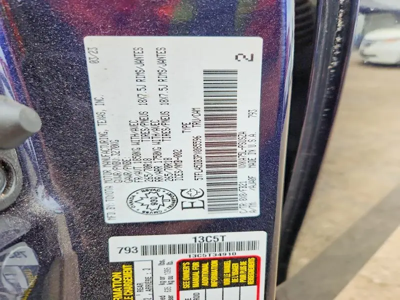 2023 TOYOTA TUNDRA   