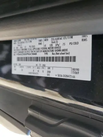 2023 FORD TRANSIT T-350  