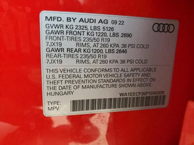 2023 AUDI Q3 PREMIUM PLUS S LINE 45  