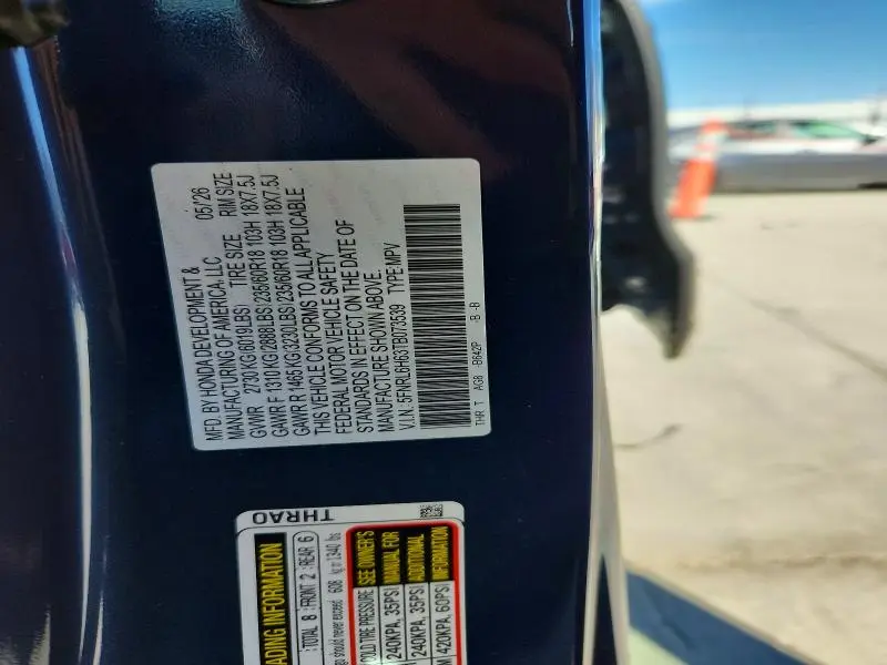 2026 HONDA ODYSSEY EXL  