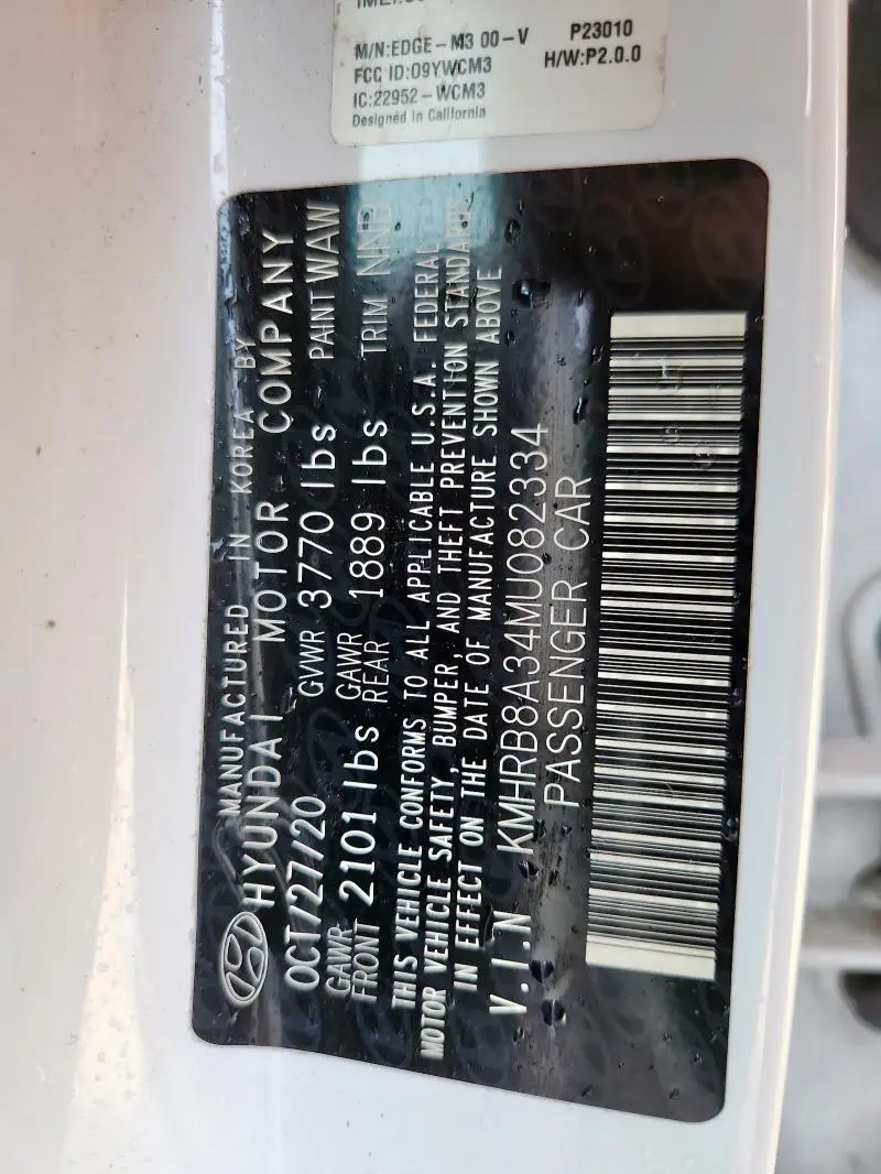 2021 HYUNDAI VENUE SE  