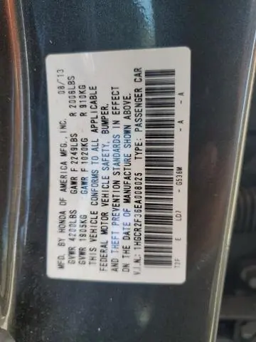 2014 HONDA ACCORD LX  