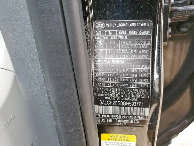 2016 LAND ROVER DISCOVERY SPORT HSE  