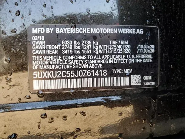 2018 BMW X6 XDRIVE35I  