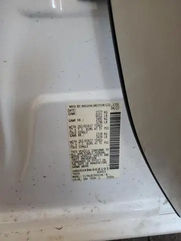 2022 NISSAN FRONTIER S