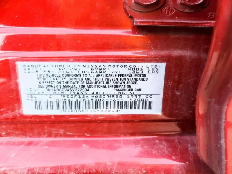 2025 NISSAN SENTRA SV  