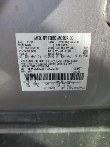 2022 FORD EXPLORER POLICE INTERCEPTOR  