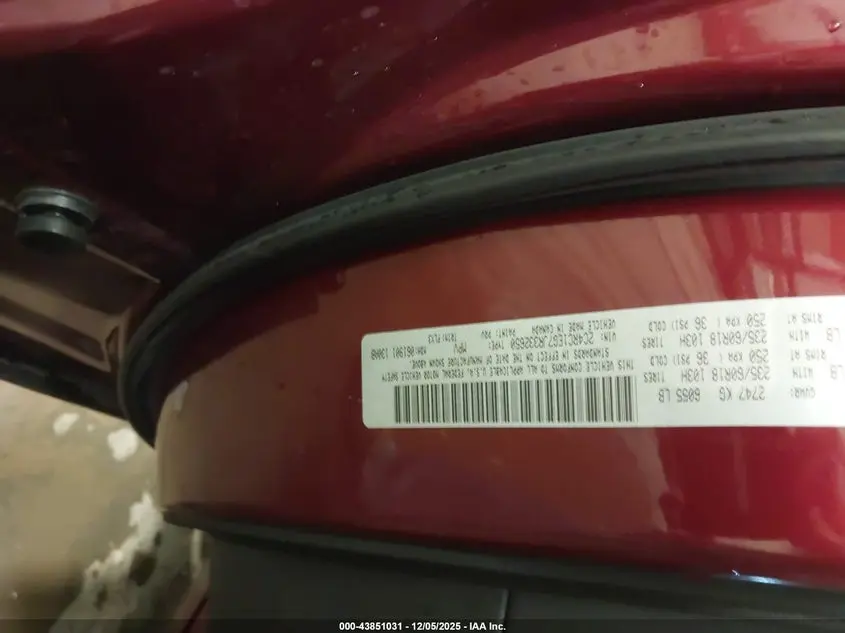 2018 CHRYSLER PACIFICA TOURING L PLUS