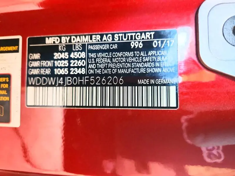 2017 MERCEDES-BENZ C 300  