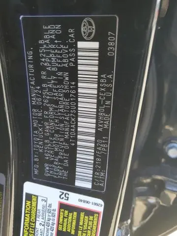 2025 TOYOTA CAMRY XSE  