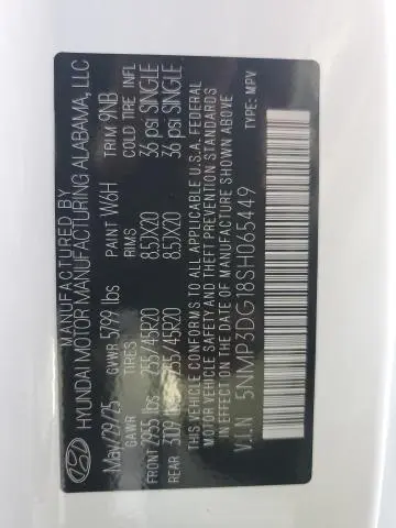 2025 HYUNDAI SANTA FE LIMITED  