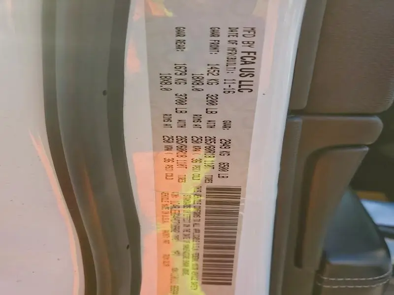 2017 JEEP GRAND CHEROKEE LIMITED  