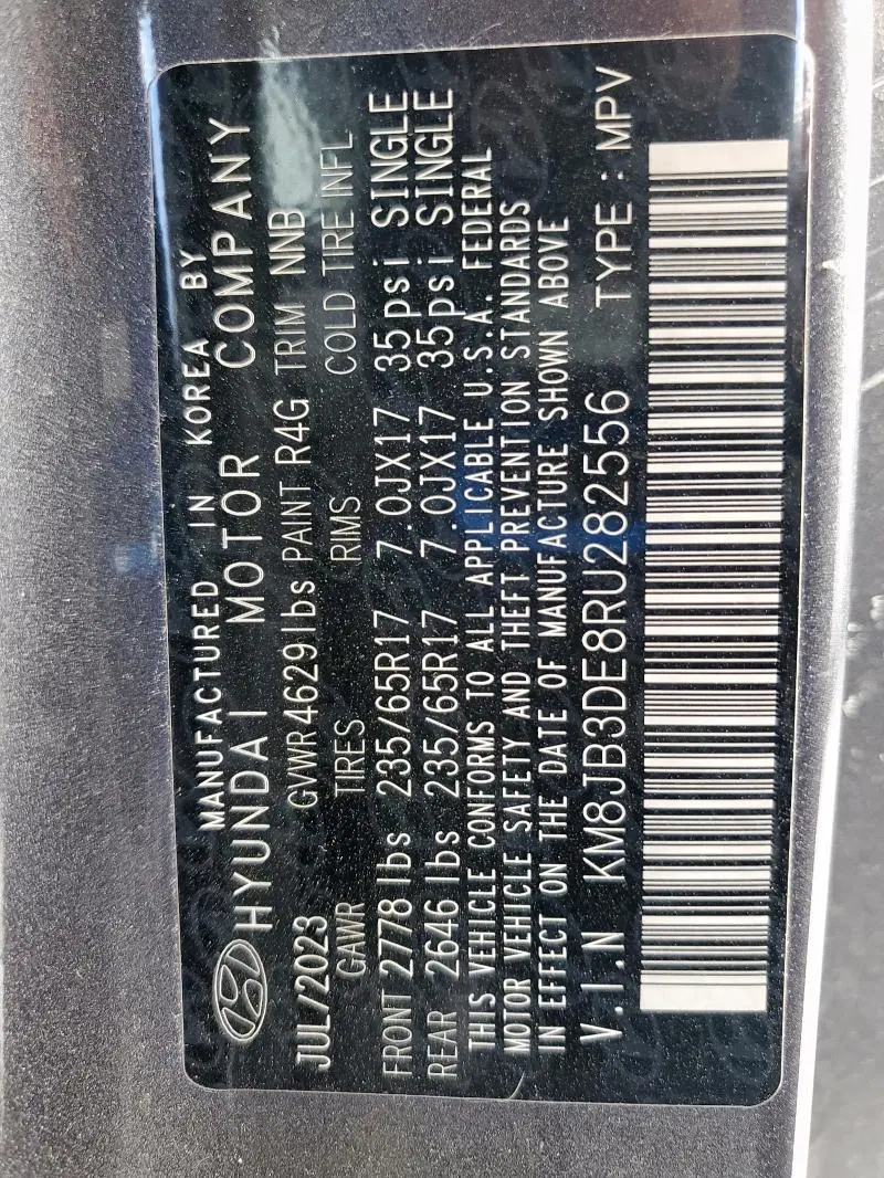 2024 HYUNDAI TUCSON SEL  