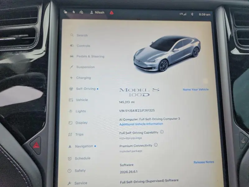 2018 TESLA MODEL S   