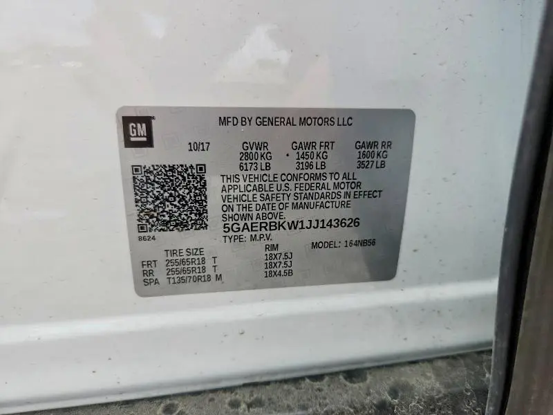 2018 BUICK ENCLAVE ESSENCE  