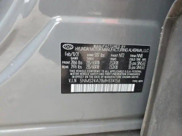 2021 HYUNDAI SANTA FE SEL  