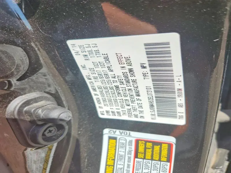 2014 HONDA CR-V EX  