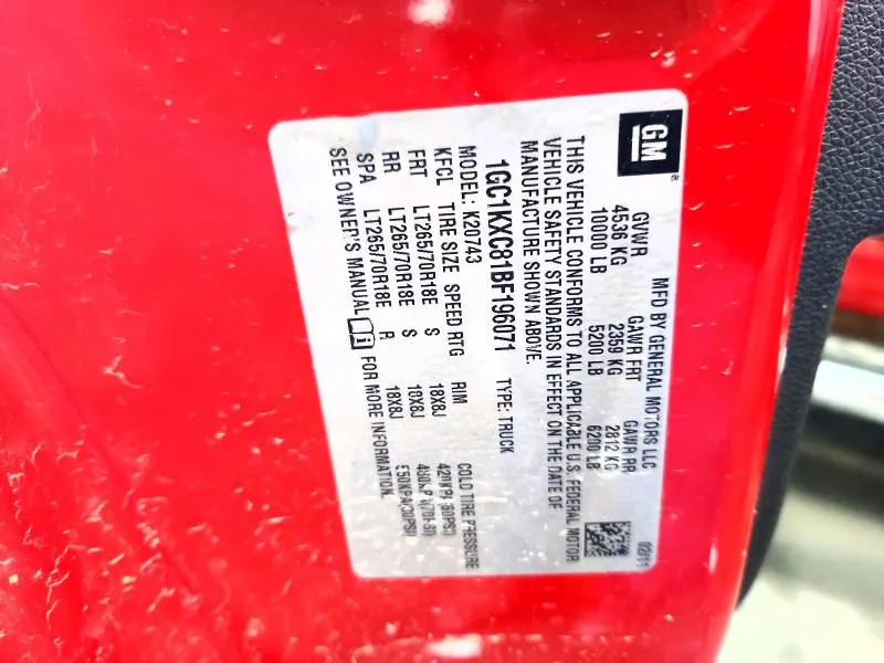 2011 CHEVROLET SILVERADO K2500 HEAVY DUTY LT  