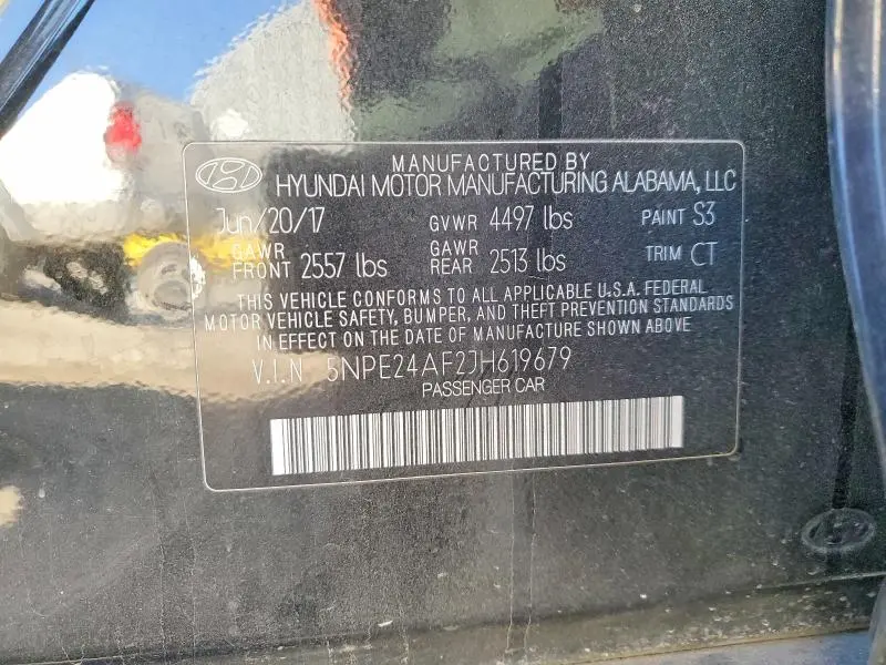 2018 HYUNDAI SONATA SE  