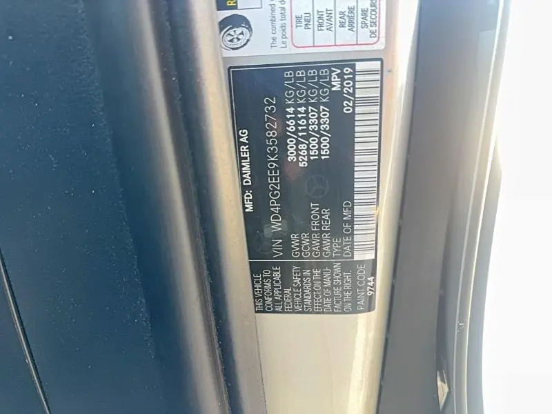 2019 MERCEDES-BENZ METRIS   