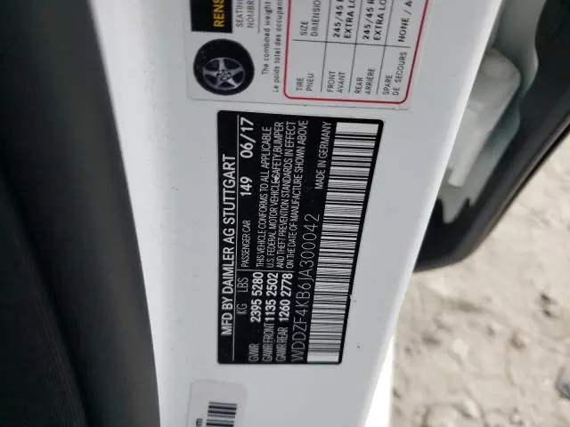 2018 MERCEDES-BENZ E 300 4MATIC  