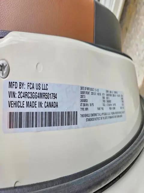 2021 CHRYSLER PACIFICA LIMITED  