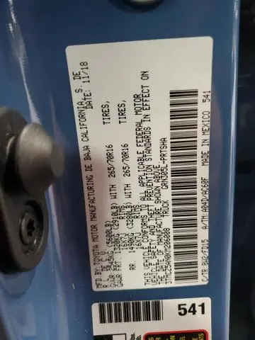 2019 TOYOTA TACOMA DOUBLE CAB  