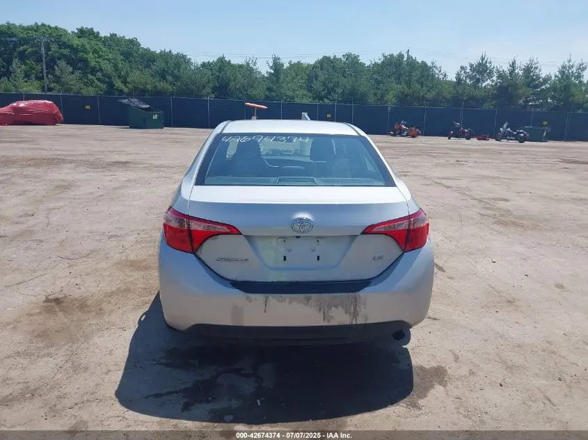 2017 TOYOTA COROLLA LE