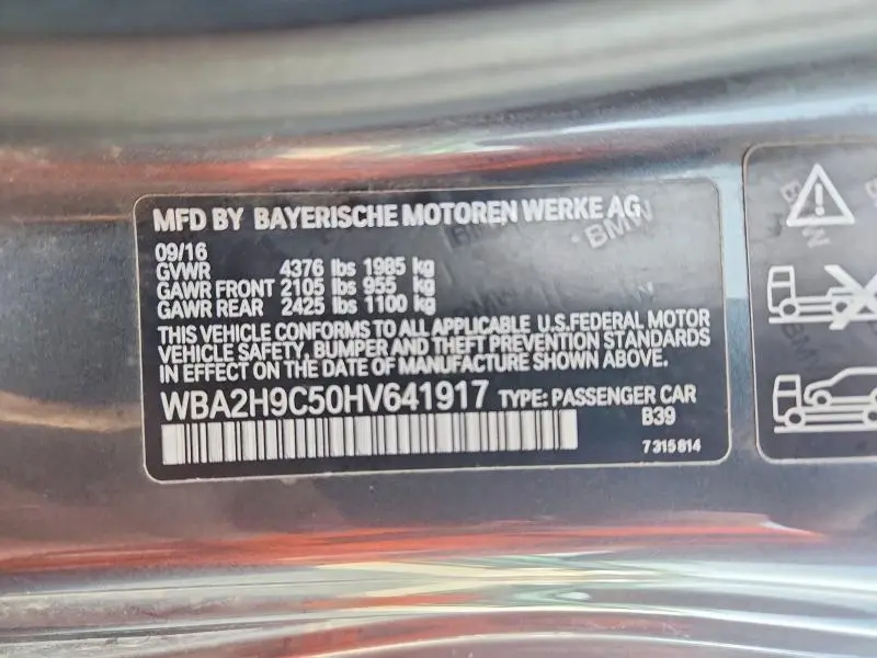 2017 BMW 230XI   