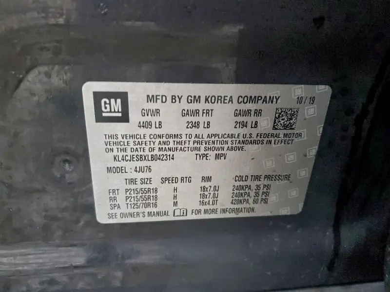 2020 BUICK ENCORE PREFERRED  