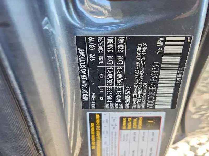 2019 MERCEDES-BENZ GLC 350E  