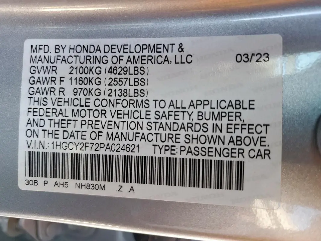 2023 HONDA ACCORD HYBRID SPORT-L  