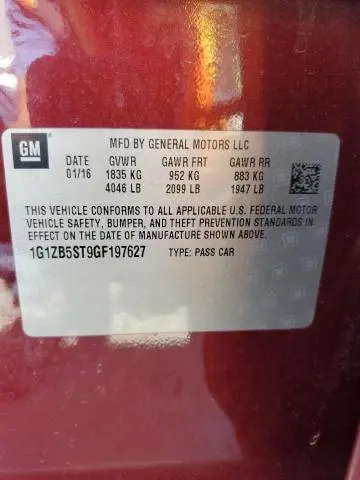 2016 CHEVROLET MALIBU LS  