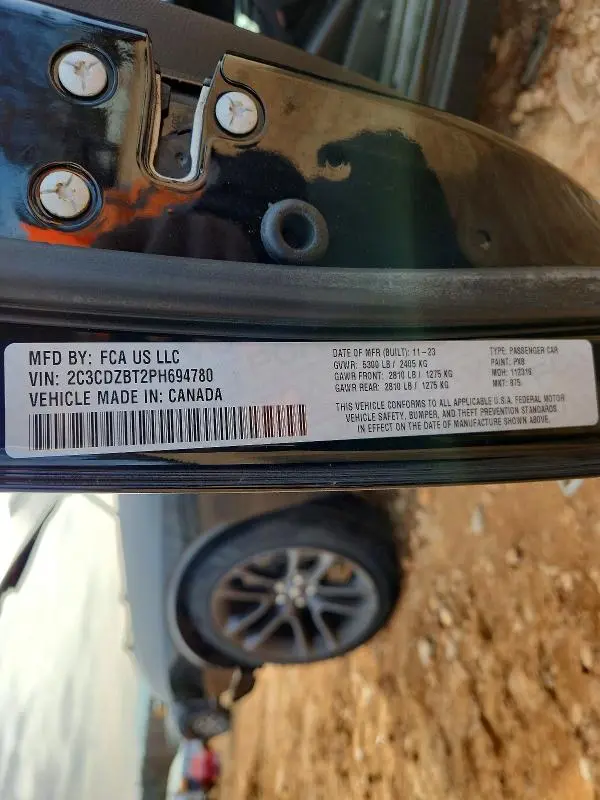 2023 DODGE CHALLENGER R  