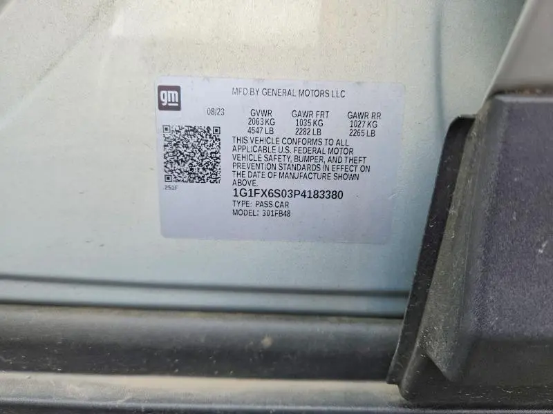 2023 CHEVROLET BOLT EV 2LT  