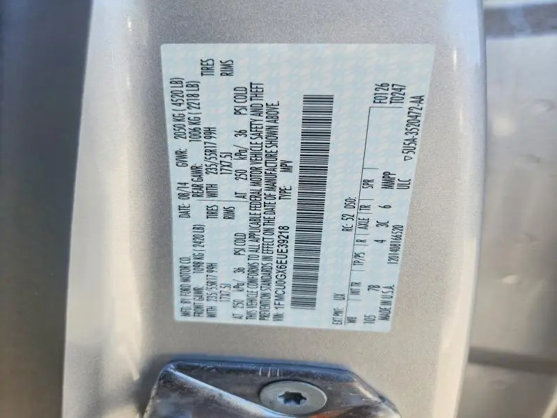 2014 FORD ESCAPE SE  