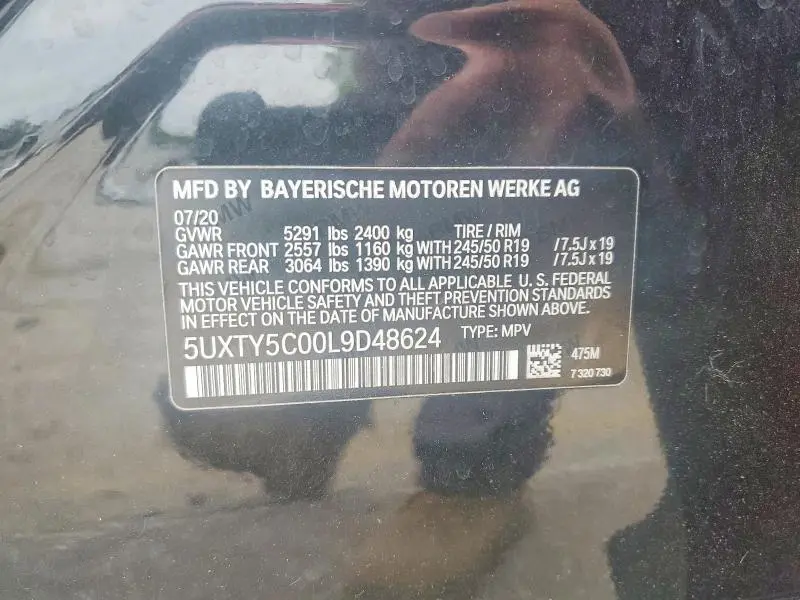 2020 BMW X3 XDRIVE30I  