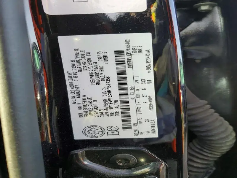 2019 FORD F150 SUPERCREW  