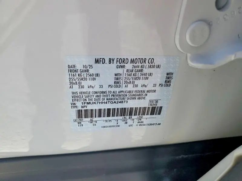 2026 FORD EXPLORER PLATINUM  