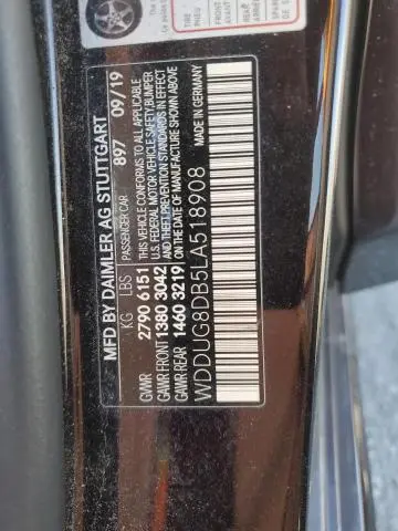 2020 MERCEDES-BENZ S 560  