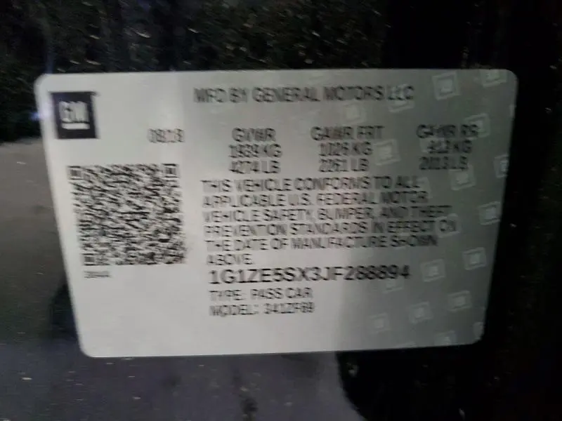 2018 CHEVROLET MALIBU PREMIER  