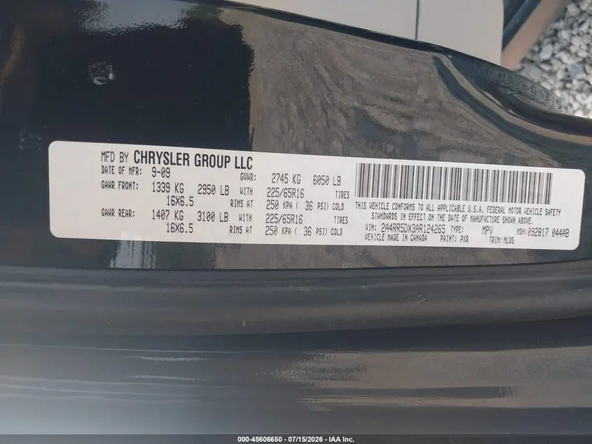 2010 CHRYSLER TOWN & COUNTRY TOURING