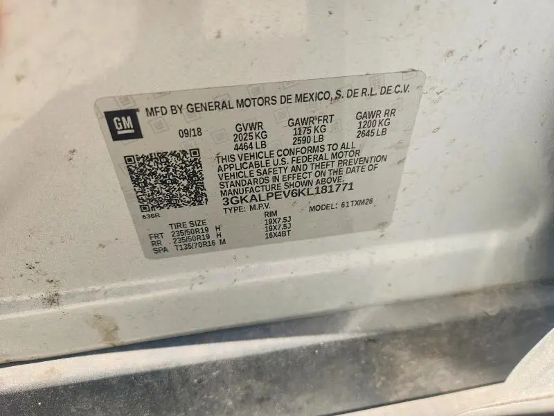 2019 GMC TERRAIN SLT  
