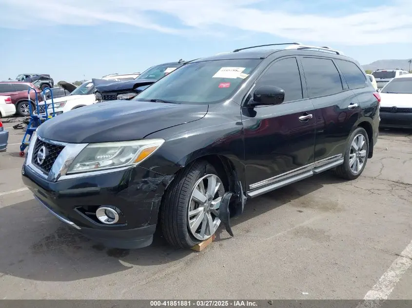 2013 NISSAN PATHFINDER PLATINUM