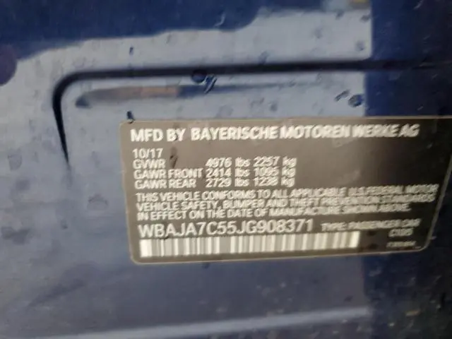 2018 BMW 530 XI  